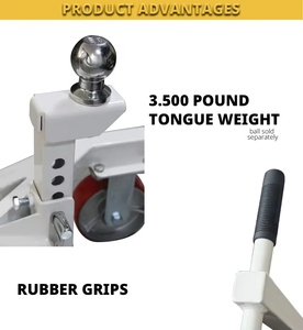 Chariot de remorquage manuel robuste Ambull Factory ODM OEM 7500lbs pour remorque, chariot de déplacement pour camping-car, bateau, <span class=keywords><strong>moto</strong></span> - Product Image 6