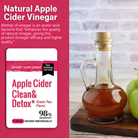 Clean Label Wellness Complément alimentaire au vinaigre de cidre de pomme en bandes buvables pour la gestion du poids, le soutien calorique et le soutien du métabolisme, facile à utiliser