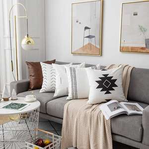 Vendita calda fatta a mano 100% cotone nordico <span class=keywords><strong>etnico</strong></span> marocchino cuscini copricuscino per la decorazione domestica - Product Image 3