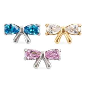 حلق حلزوني مطلي بالذهب عيار 18 قيراط من التيتانيوم مع قفل لولبي، مجوهرات ثقب الأذن للفتيات - Product Image 1