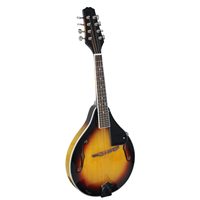 Mandoline à 8 cordes en bois de tilleul, mandoline sunburst, instrument de musique avec cordes en laiton, instrument à cordes, pont réglable