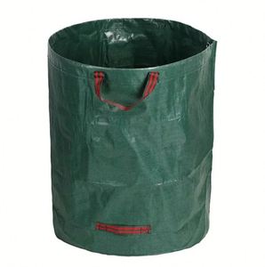 1 paquet de sacs à déchets de jardin réutilisables ronds, 150 g/m², sac à feuilles vierge, pochette pliable en PE, sacs à feuilles Fronto - Product Image 2