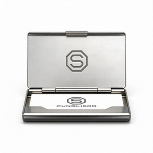 Custom Anodized Stainless Steel Business Card Case CNC Machined <b>Metal</b> Card <b>Wallet</b> - Product Image 5