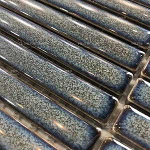 Mosaïque murale de cuisine et de salle de bain Carreaux de mosaïque à bande résistante à la chaleur - Product Image 5