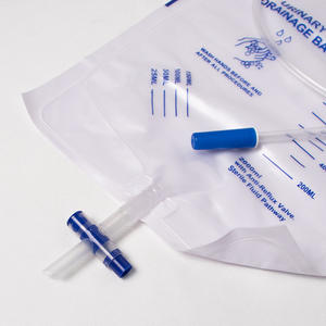 विदेशी व्यापार सीमा पार डिस्पोजेबल चिकित्सा एंटी-रिफ्लक्स मूत्र जल निकासी बैग वेलक्रो बंद करने के लिए - Product Image 3