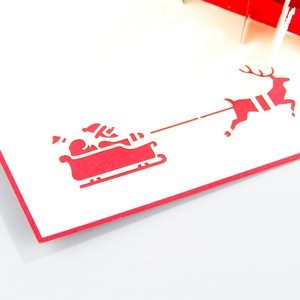 Emballage étoile personnalisé Design impression luxe son musique en vrac noël imprimé personnalisé cartes de vœux et enveloppes assorties - Product Image 4