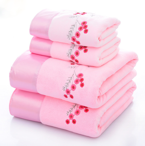 <span class=keywords><strong>Toallas</strong></span> bordadas ecológicas suaves de secado rápido súper absorbentes extra grandes <span class=keywords><strong>para</strong></span> viajes en <span class=keywords><strong>el</strong></span> baño corporal - Product Image 3