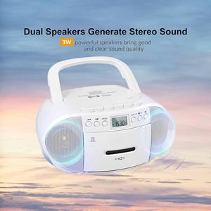 Factory Portable <b>CD</b> Cassette <b>Player</b> BT-9224 AM FM Radio USB Audio Boombox A-B Repeat for Home Entertainment English Learning - Product Image 6