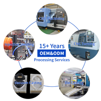 Servicio de Mecanizado de Piezas Metálicas de Aluminio, Latón y Acero No Estándar, Fabricación de Precisión, Fresado, Servicios de Mecanizado OEM