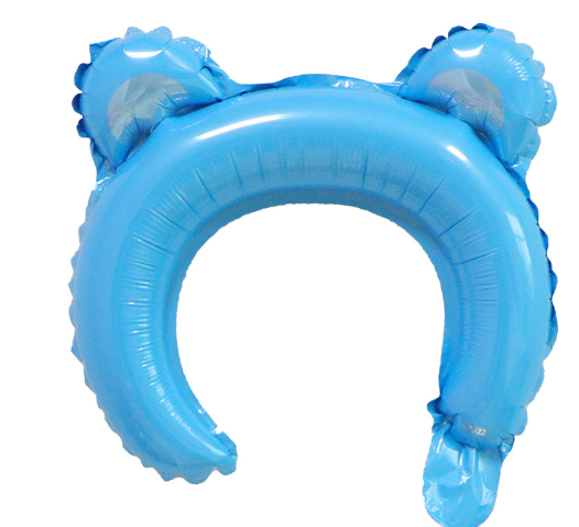 Toy aluminum film hair hoop balloon Push gift head buckle hair accessories balloon cartoon animal head hoop balloon