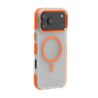Coque de téléphone magnétique couleur bonbon pour iPhone 17 Pro Max, coque de téléphone translucide mate de luxe pour iPhone 11 12 13 14 15 16