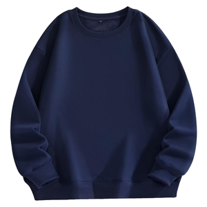 Sweat-shirt unisexe SK en polaire 400g, coupe oversize, col rond, en coton tricoté uni pour l'automne, polyester/coton - Product Image 5