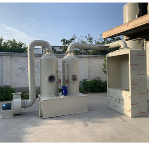 Equipo industrial de tratamiento de residuos de cocina Sus ácido depurador de gas recién instalado - Product Image 2