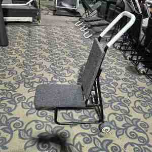 סגולות צבע אפור כיסא טרולי לסחוב את כיסא הסעודה - Product Image 3