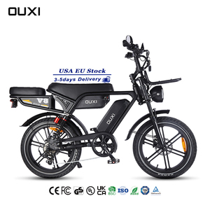 Vélo électrique OUXI 1000W, cadre en acier de 20 pouces, pneus larges, batterie au lithium 30AH, vélo électrique V8 Ultra avec moteur à moyeu pour adultes - Product Image 1