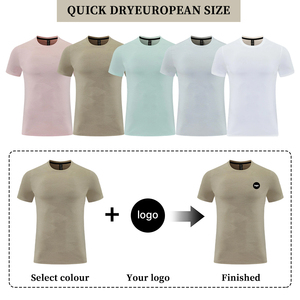 เสื้อยืดออกกำลังกายแห้งเร็ว ทรงเข้ารูป บีบรัดกล้ามเนื้อ สำหรับผู้ชาย วิ่ง ฟิตเนส ออกกำลังกาย เล่นกีฬา คอกลม ระบายอากาศได้ดี - Product Image 3