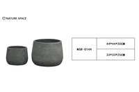 Pots de fleurs modernes en fibre de verre avec revêtement en poudre, prix d'usine en gros, pour la décoration intérieure et extérieure de la maison et du jardin