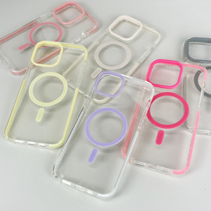 Chống Thả Bảo Vệ An Toàn Bìa Đối Với <span class=keywords><strong>iPhone</strong></span> 15 14 13 12 11 XR XS Max TPE Chống-Mùa Thu Bumper 16 E Rõ Ràng Trường Hợp Đối Với S25 Cạnh Tùy Chỉnh - Product Image 2