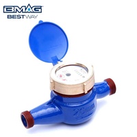 Compteur d'eau mécanique multi-jets BMAG, corps en fonte, classe B, IP65-68, DN 15 PN10 / PN16, garantie 5 ans, service OEM accepté