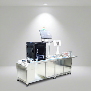 Machine de marquage laser UV à séparation et positionnement automatiques pour cartons/sacs plastiques, inspection visuelle QR/codes-barres, élimination des défauts - Product Image 1
