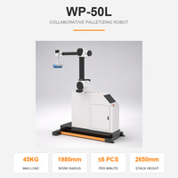 Robot de palettisation collaboratif WP-50L, palettiseur collaboratif, équipement d'empilage de cartons, sacs, caisses, vente en gros d'usine