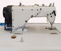 Máquina de Coser Industrial de Alimentación Automática, Accionamiento Directo por Computadora, Puntada Recta, Una Sola Aguja, Nueva Máquina de Coser de Cama Plana