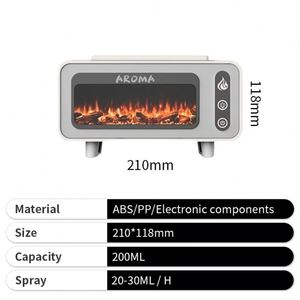 2024 New Promotion Fireplace Aroma Diffuser Air <b>Humidifier</b> USB Flame Aroma Diffuser with Logo - Product Image 2