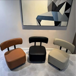 2025 Modern Home Furniture Premium Leather Entryway Shoe <strong>Stool</strong> <strong>with</strong> Solid Wood Frame Silent Wheels Space-Saving <strong>Storage</strong> Ottoman - Product Image 6