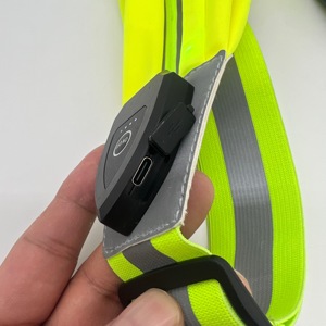 Neon Glo clignotant élastique course course taille ceinture Fanny Pack USB Rechargeable LED Sport Bum taille sac sac à bandoulière - Product Image 4