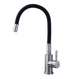 Robinet de cuisine en acier inoxydable 304, robinet mélangeur universel flexible et rotatif pour évier, eau chaude et froide, unité unique 35mm - Product Image 5