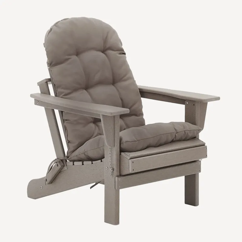 Cojín resistente a la intemperie adecuado para silla Adirondack, mecedora con respaldo alto, cojín para Patio, terraza al aire libre, sillón reclinable