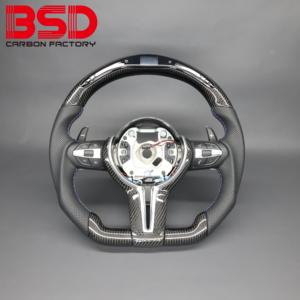 BSD carbonio per <span class=keywords><strong>BMW</strong></span> <span class=keywords><strong>F36</strong></span> F82 425i <span class=keywords><strong>Gran</strong></span> <span class=keywords><strong>Coupe</strong></span> M4 Custom reale LED Racing in fibra di carbonio volante BSD Custom volante a LED - Product Image 1