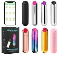 App-gesteuerter Mini-Bullet-Vibrator für Erwachsene 10 Vibrationsmodi G-Punkt Lippenstift-Dildo Klitoris-Vibrator Sexspielzeug für Frauen