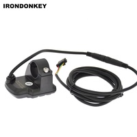 Compteur de vitesse électrique à affichage LCD 36V 48V pour odomètre de vélo électrique avec prise WP 6pin Ebike Display