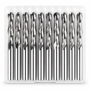 HRC55 Wolframkarbid-Kugelkopffräser mit <span class=keywords><strong>2</strong></span> Schneiden, CNC-Holzschnitzfräser, sphärischer Wolframstahl-Holzbearbeitungswerkzeug - Product Image 1
