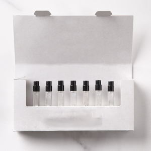Empty Custom Fragrance <strong>Discovery</strong> Kit <strong>Perfume</strong> Sample Box Embossing for Skin Care Serum <strong>Perfume</strong> 2ml/5ml Atomizer Dropper Bottles - Product Image 2