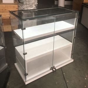 New glass trophy cabinet showcase display case for jewelry and watch display