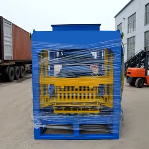 QT4-15 voll automatische Zement-Betonblock-Herstellungs maschine hydraulische Druckblock-Maschine, die Maschine in Kenia 6000 herstellt
