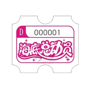 Billets <span class=keywords><strong>de</strong></span> loterie personnalisés avec logo, format vertical, pour centres <span class=keywords><strong>de</strong></span> divertissement familial et parcs <span class=keywords><strong>d</strong></span>'attractions - Product Image 2