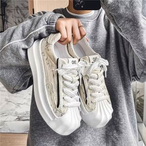 Zapatos de Lona para Hombre RO, Zapatos Deportivos Casuales Transpirables de Verano, con Aumento de Altura, Elegantes con Cordones Delanteros y Suela Gruesa - Product Image 2