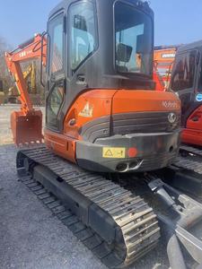 Gebruikt Japanse Kubota U55 graafmachine met grijper Kubota U55-5 U55-4 KX1057 KX163 graafmachine met rubberen pads tegen een voordelige prijs - Product Image 3