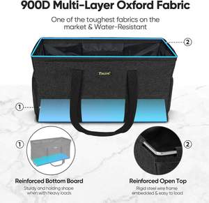 กระเป๋าครูสอนศิลปะอเนกประสงค์ ความจุขนาดใหญ่ สะพายไหล่ ถือได้ กระเป๋าใส่อุปกรณ์ศิลปะ กระเป๋าถือ กระเป๋าใส่ภาพเพชร - Product Image 4