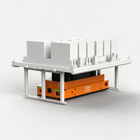 Robot Mobile AGV LSLAM 10000KG, Penginderaan Laser Lidar untuk Menghindari Rintangan, Akurasi 10mm, untuk Toko Material Bangunan, AMR