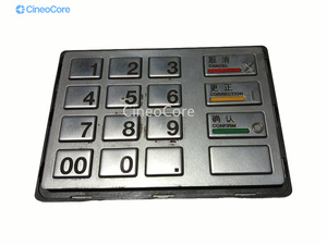 แป้นพิมพ์ Diebold opteva ในภาษาโปรตุเกส <span class=keywords><strong>EPP5</strong></span> BSC pinpad Diebold <span class=keywords><strong>EPP5</strong></span>(BSC) 49-216686-000B 49216686000B 49-216680-768E 49216680768E - Product Image 2