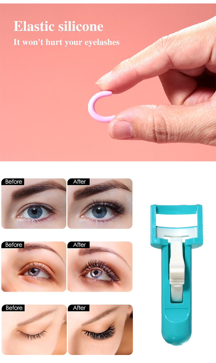 LMLTOP 1pcs Eye Beauty Tools Professional Plastic Pressing Cosmetics Makeups Portable Natural Curling Eyelash Curler S702