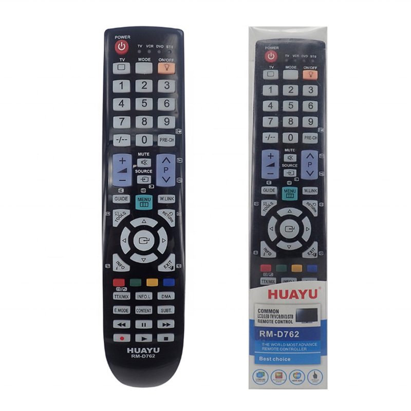 Controle remoto RM-D762 huayu para tv lcd, controle remoto universal de led vcr dvd stb para samsung