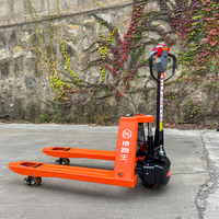 Transpalette Électrique Complet 2000kg avec Batterie Lithium, Transpalette Manuel à Batterie avec Poignée Intelligente à Charge Rapide pour Entrepôt