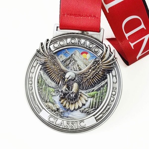 Medallas Deportivas Personalizadas de Aleación de Zinc 3D con Imitación Antigua para Premios de Finalistas de Maratón - Product Image 2