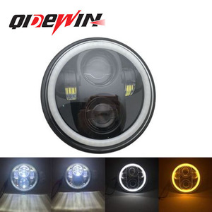 5.75 Inch Wrangler Headlight With Integrated High And Low Beam Lenses Full Round Aperture Car Motorcycle <b>Spotlight</b> Modification - Product Image 5