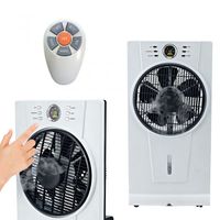 Ventilateur brumisateur d'intérieur en gros avec télécommande, en plastique, circulation de l'air à 360 degrés, efficacité énergétique A+, pour extérieur et hôtel